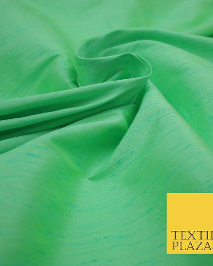 Plain Dyed Slubbed Shot Two Tone Faux Dupion Raw Silk 100%Polyester Fabric Craft