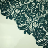 Luxury Webbed Floral Pansy Embroidery Guipure Lace Dress Fabric Wedding Bridal