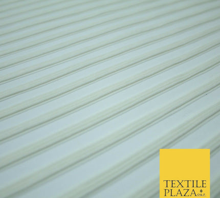 Blush Ivory Black Premium Corded Ribbed Striped Raised Net Stretch Dress Fabric