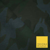 Dark Blue Camouflage Cotton Fabric Army Military Camo Material 59" WIDE 3999
