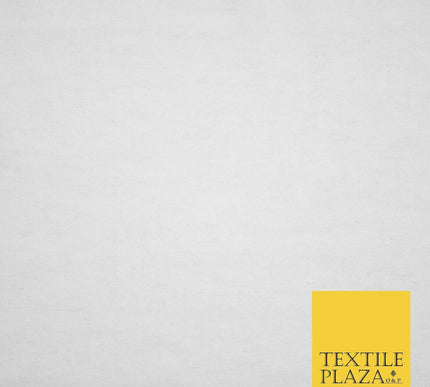 Plain White Cream Winceyette Soft 100% Brushed Cotton Fabric Flannel 59" Wide