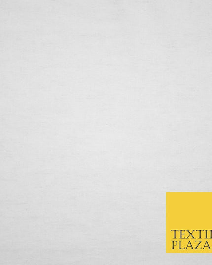 Plain White Cream Winceyette Soft 100% Brushed Cotton Fabric Flannel 59" Wide