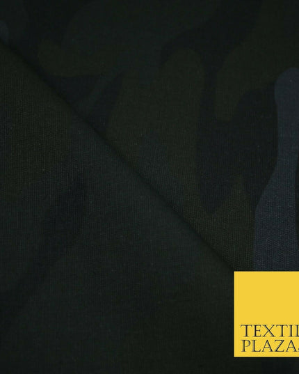 Dark Blue Camouflage Cotton Canvas Fabric Army Military Camo Material 59" 4001