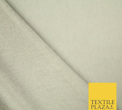 Plain French Cotton Terry Loop Back Jersey Dress Fabric Knit Material 68" Wide