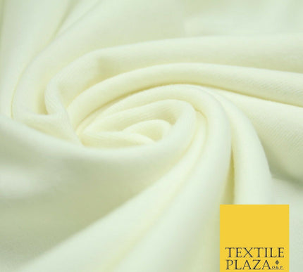 Plain French Cotton Terry Loop Back Jersey Dress Fabric Knit Material 68" Wide