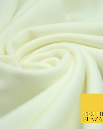 Plain French Cotton Terry Loop Back Jersey Dress Fabric Knit Material 68" Wide