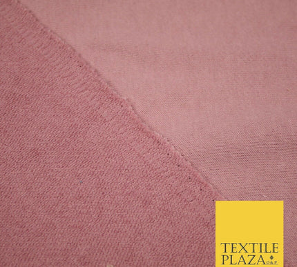 Plain French Cotton Terry Loop Back Jersey Dress Fabric Knit Material 68" Wide