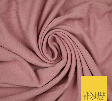 Plain French Cotton Terry Loop Back Jersey Dress Fabric Knit Material 68" Wide