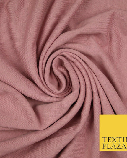 Plain French Cotton Terry Loop Back Jersey Dress Fabric Knit Material 68" Wide