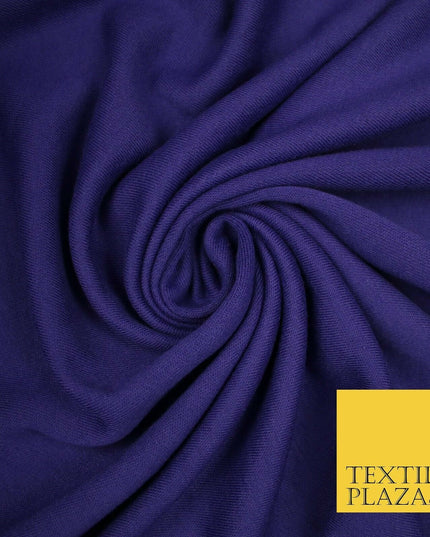 Plain French Cotton Terry Loop Back Jersey Dress Fabric Knit Material 68" Wide