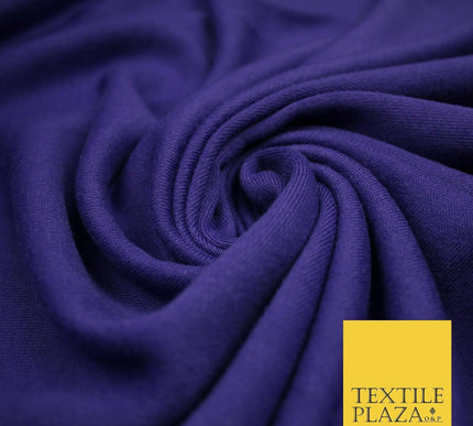 Plain French Cotton Terry Loop Back Jersey Dress Fabric Knit Material 68" Wide