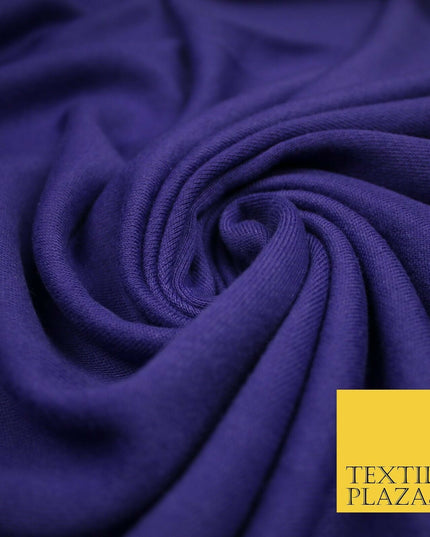 Plain French Cotton Terry Loop Back Jersey Dress Fabric Knit Material 68" Wide