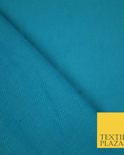 Plain French Cotton Terry Loop Back Jersey Dress Fabric Knit Material 68" Wide