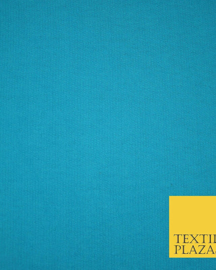 Plain French Cotton Terry Loop Back Jersey Dress Fabric Knit Material 68" Wide