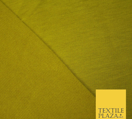 Plain French Cotton Terry Loop Back Jersey Dress Fabric Knit Material 68" Wide
