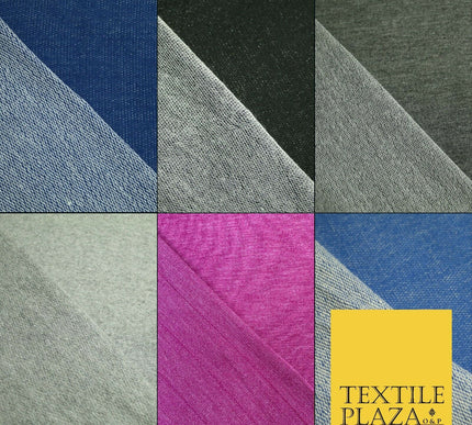 MARL SPECKLE French Cotton Terry Loop Back Jersey 68" Wide Dress Fabric