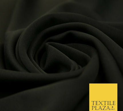 Premium Plain SCUBA Crepe Stretch Fabric Jersey Spandex Material 62" Wide