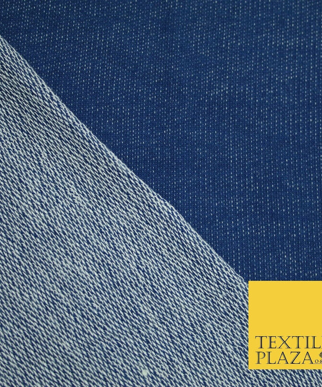 MARL SPECKLE French Cotton Terry Loop Back Jersey 68" Wide Dress Fabric