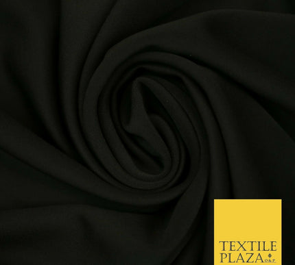 Premium Plain SCUBA Crepe Stretch Fabric Jersey Spandex Material 62" Wide