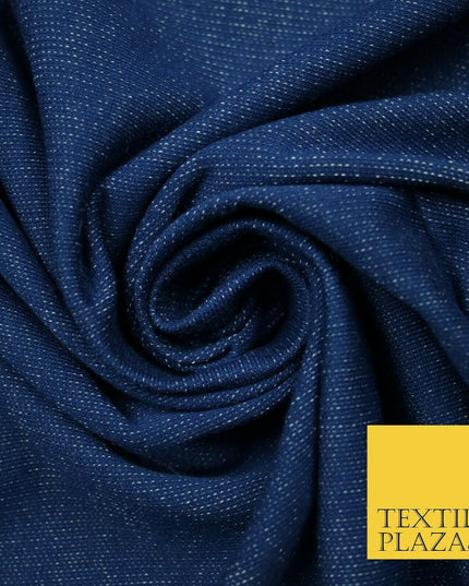 MARL SPECKLE French Cotton Terry Loop Back Jersey 68" Wide Dress Fabric