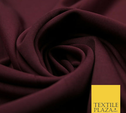 Premium Plain SCUBA Crepe Stretch Fabric Jersey Spandex Material 62" Wide