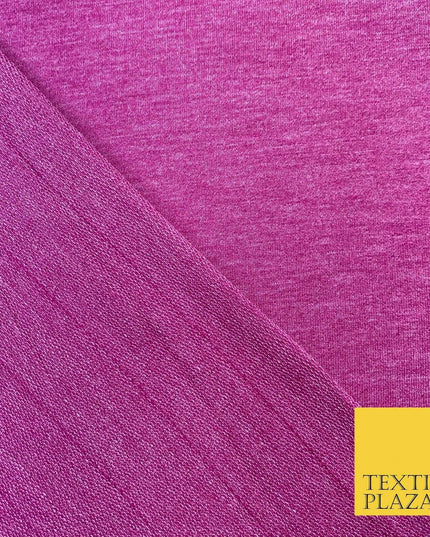 MARL SPECKLE French Cotton Terry Loop Back Jersey 68" Wide Dress Fabric