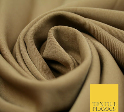 Premium Plain SCUBA Crepe Stretch Fabric Jersey Spandex Material 62" Wide