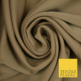 Premium Plain SCUBA Crepe Stretch Fabric Jersey Spandex Material 62" Wide