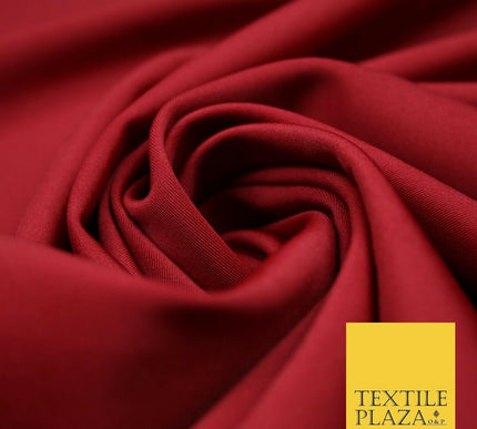 Premium Plain SCUBA Crepe Stretch Fabric Jersey Spandex Material 62" Wide