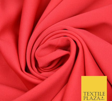 Premium Plain SCUBA Crepe Stretch Fabric Jersey Spandex Material 62" Wide