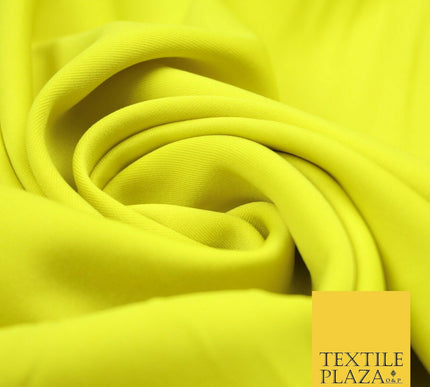 Premium Plain SCUBA Crepe Stretch Fabric Jersey Spandex Material 62" Wide