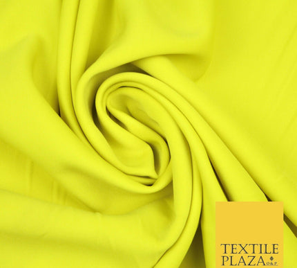 Premium Plain SCUBA Crepe Stretch Fabric Jersey Spandex Material 62" Wide