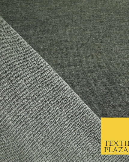 MARL SPECKLE French Cotton Terry Loop Back Jersey 68" Wide Dress Fabric
