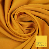 Premium Plain SCUBA Crepe Stretch Fabric Jersey Spandex Material 62" Wide