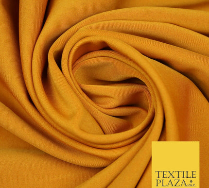 Premium Plain SCUBA Crepe Stretch Fabric Jersey Spandex Material 62" Wide