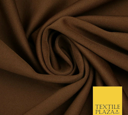 Premium Plain SCUBA Crepe Stretch Fabric Jersey Spandex Material 62" Wide