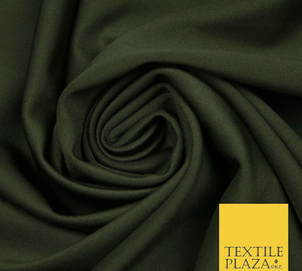 Premium Plain SCUBA Crepe Stretch Fabric Jersey Spandex Material 62" Wide