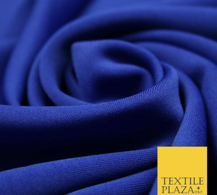 Premium Plain SCUBA Crepe Stretch Fabric Jersey Spandex Material 62" Wide