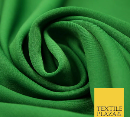 Premium Plain SCUBA Crepe Stretch Fabric Jersey Spandex Material 62" Wide