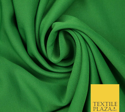 Premium Plain SCUBA Crepe Stretch Fabric Jersey Spandex Material 62" Wide