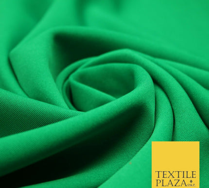 Premium Plain SCUBA Crepe Stretch Fabric Jersey Spandex Material 62" Wide