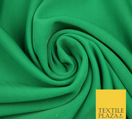 Premium Plain SCUBA Crepe Stretch Fabric Jersey Spandex Material 62" Wide