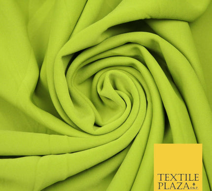 Premium Plain SCUBA Crepe Stretch Fabric Jersey Spandex Material 62" Wide
