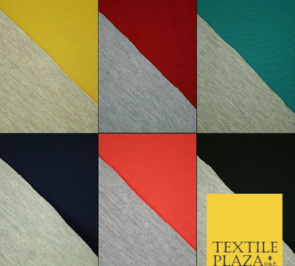 Two Colour Marl Grey Reversible Double Sided Neoprene Scuba Foam Fabric 6COLOURS
