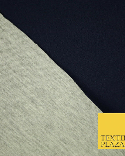Two Colour Marl Grey Reversible Double Sided Neoprene Scuba Foam Fabric 6COLOURS