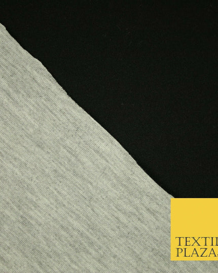 Two Colour Marl Grey Reversible Double Sided Neoprene Scuba Foam Fabric 6COLOURS