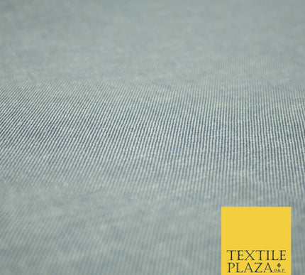 6oz Washed Light Blue 100% Cotton DENIM Fabric Skirts Jeans Dress Craft 55" 4182