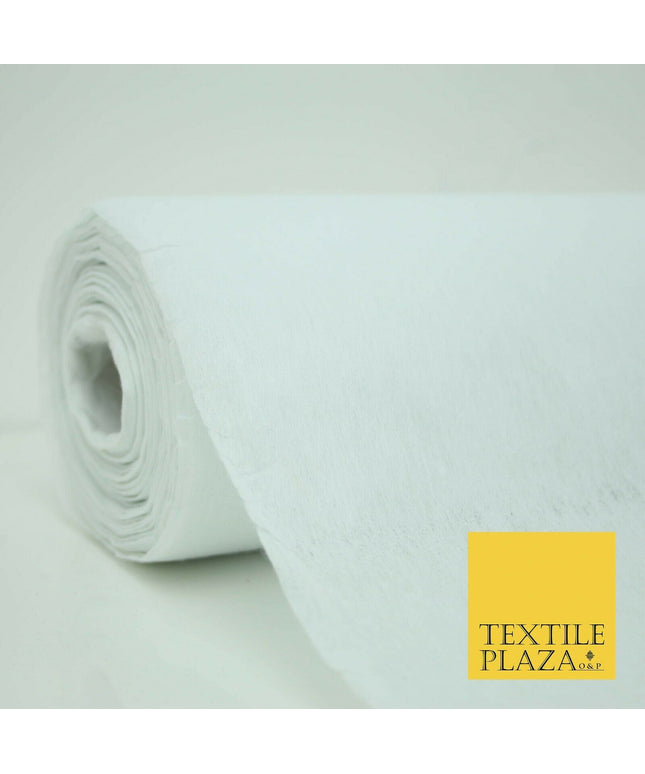WHITE Premium Fusible MEDIUM WEIGHT Buckram Fabric Mask 91cm