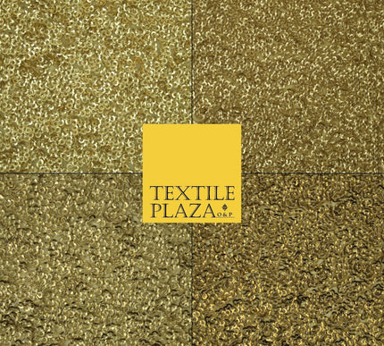 GOLD Intense Textured Matte Sequin Embroidered Georgette Fabric 4 SHADES 36"Wide