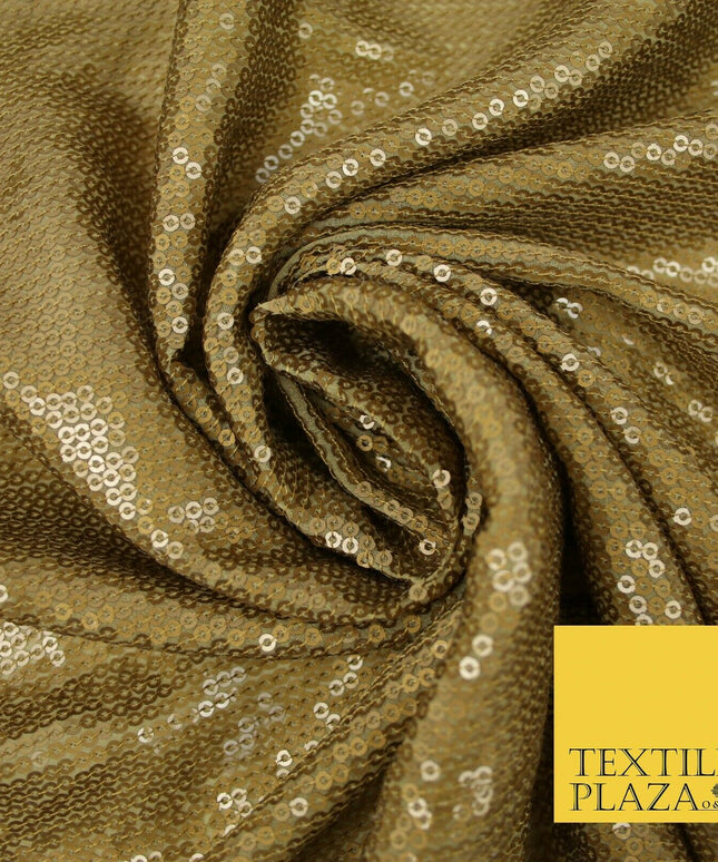 GOLD Gloss Matte Sequin Line Stripe Embroidered Georgette Fabric 3 COLOURS 37"
